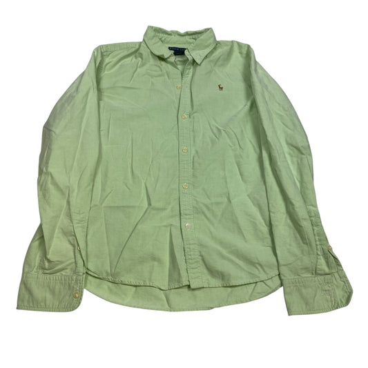 Top Ls By Ralph Lauren In Green, Size:L