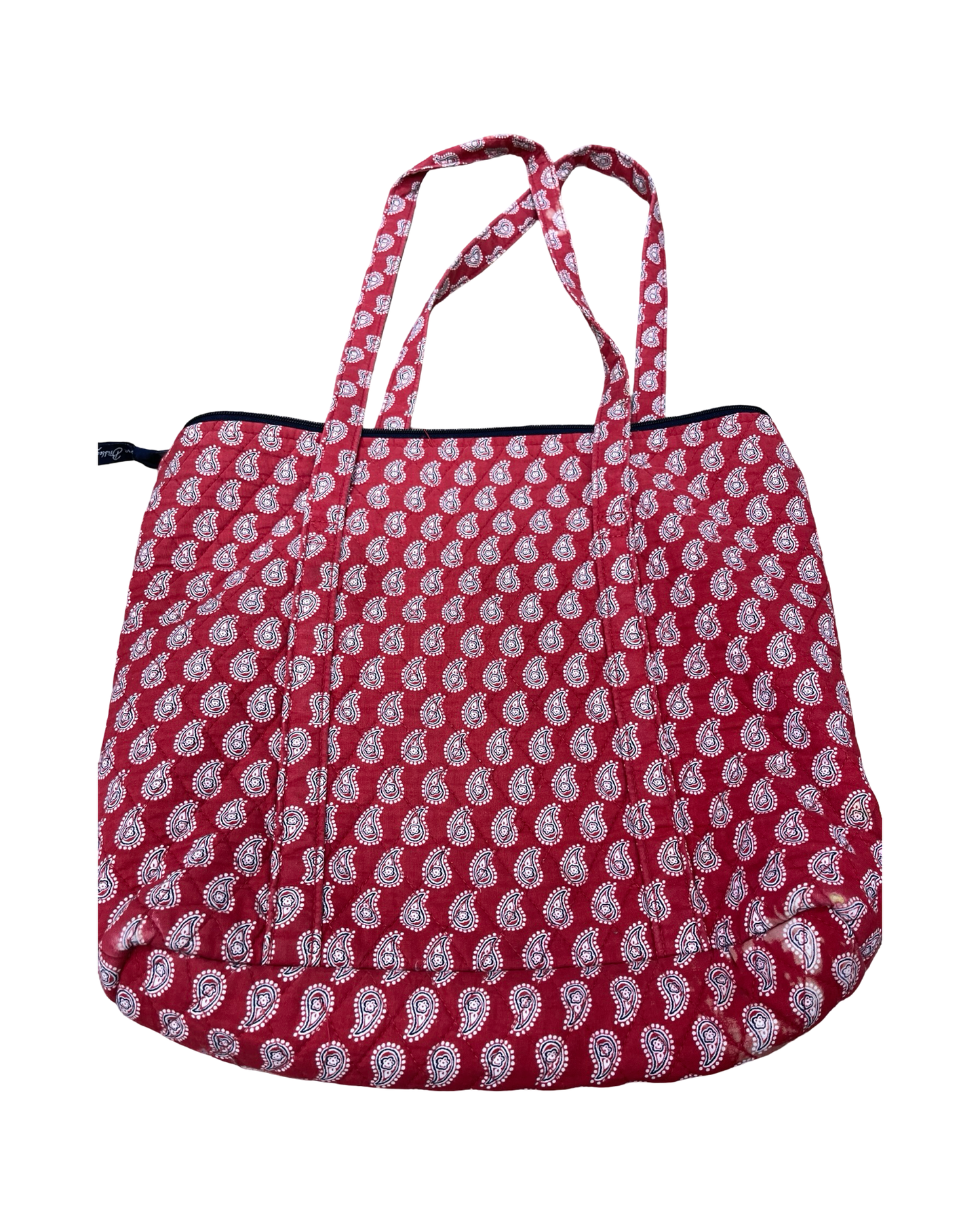 Handbag By Vera Bradley In Blue & Red, Size:Medium