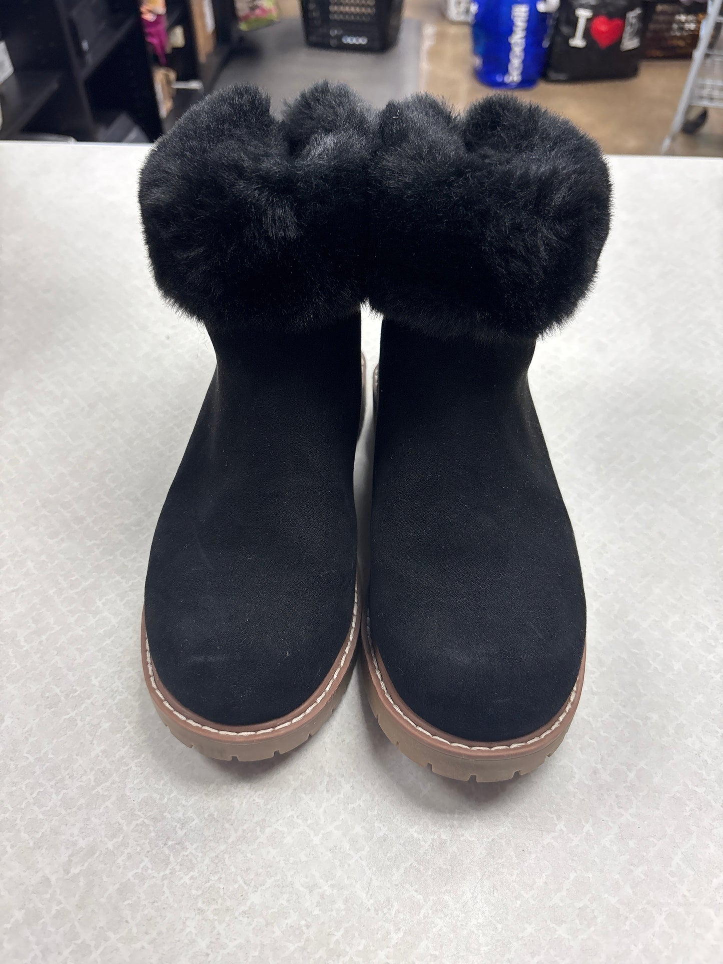 Boots Ankle Flats By American Eagle In Black, Size:6.5