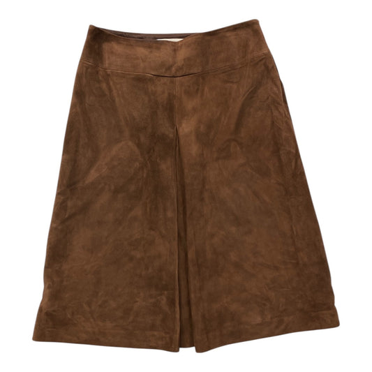 Skirt Midi By Nordstrom In Brown, Size:6