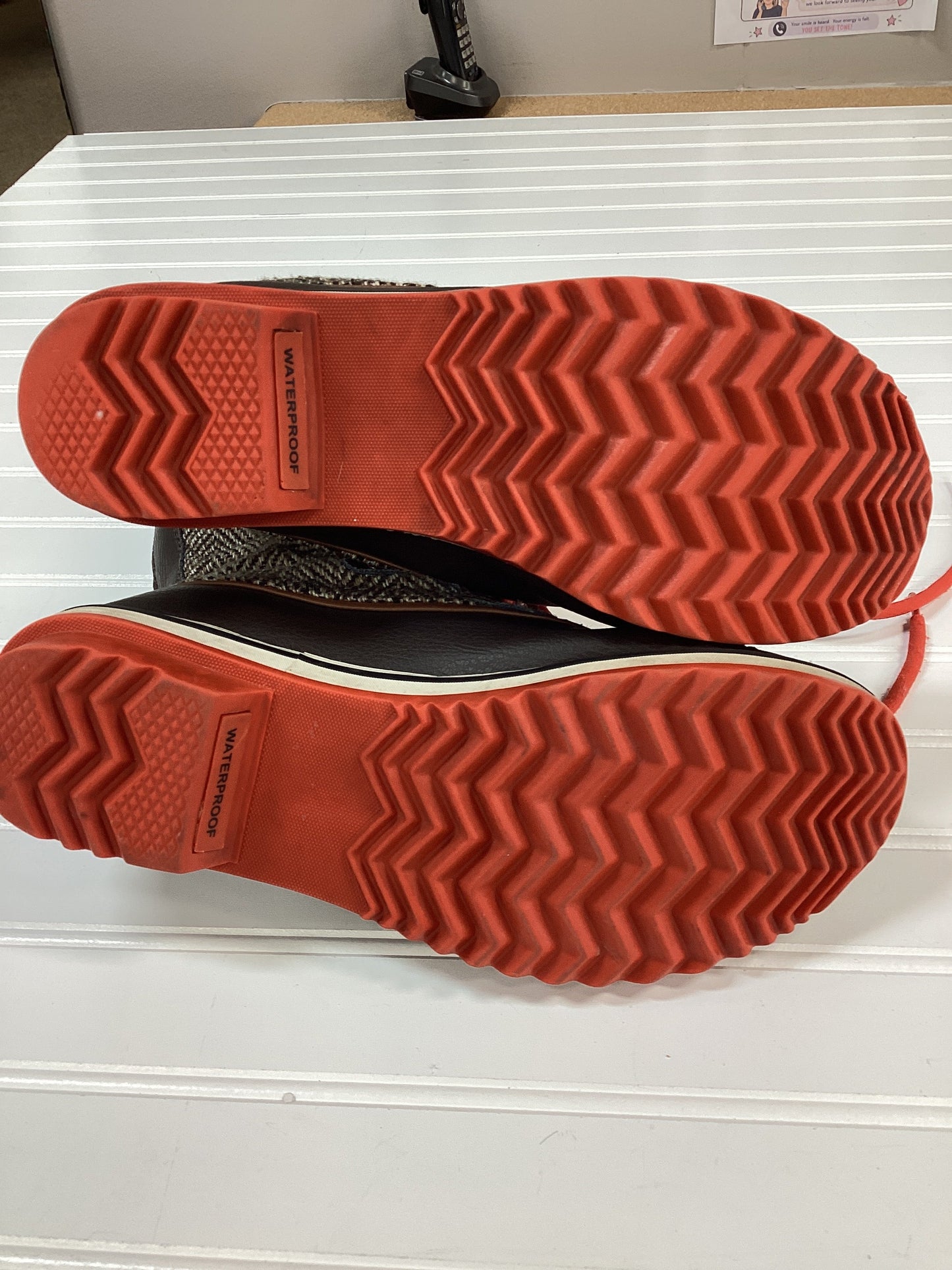 Boots Snow By Sorel In Brown & Orange, Size:10