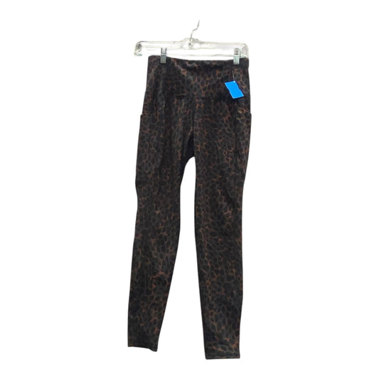 Athletic Leggings By Mta Sport In Animal Print, Size:S