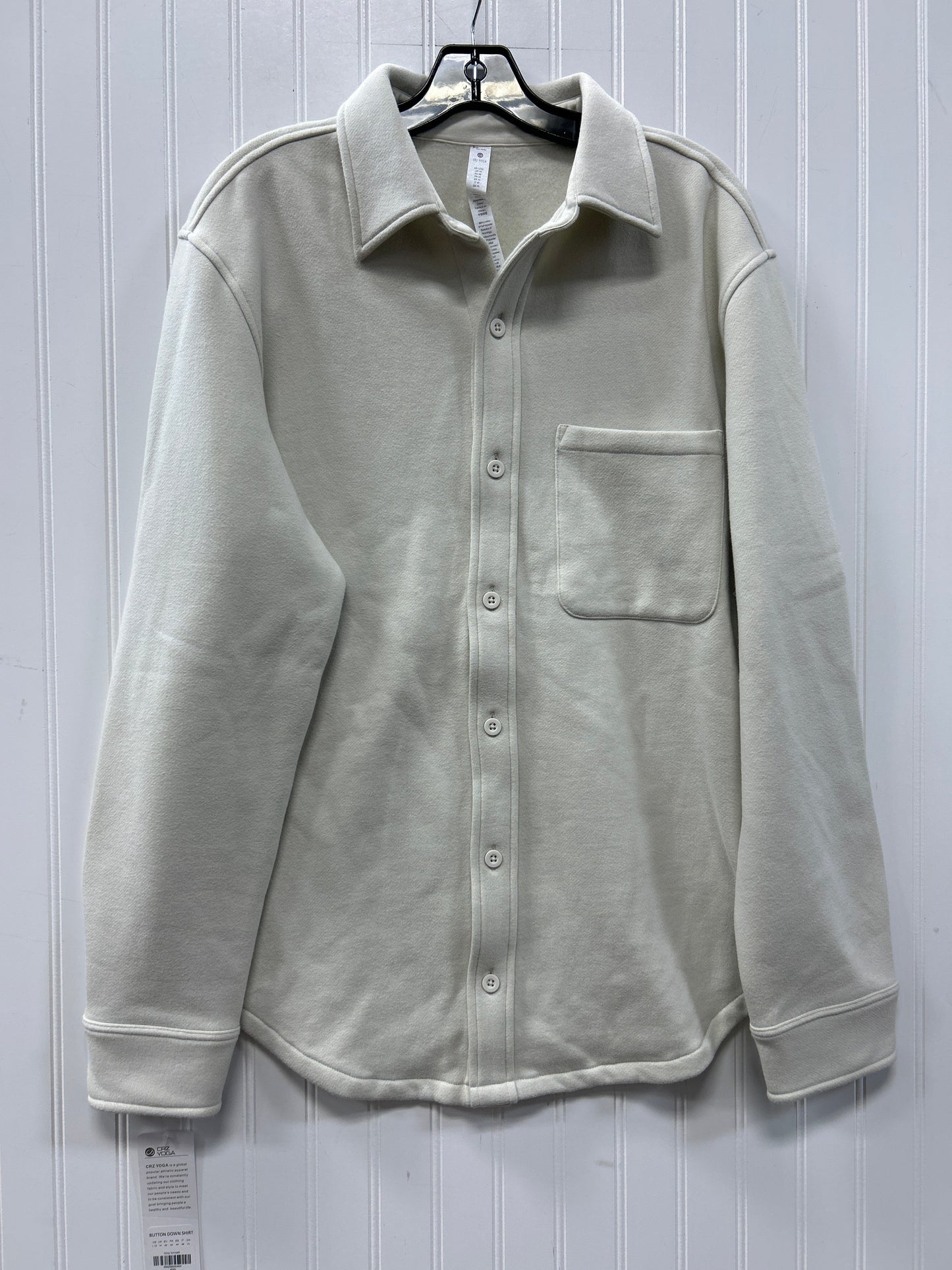 Jacket Other By Crz Yoga In Cream, Size:L NWT