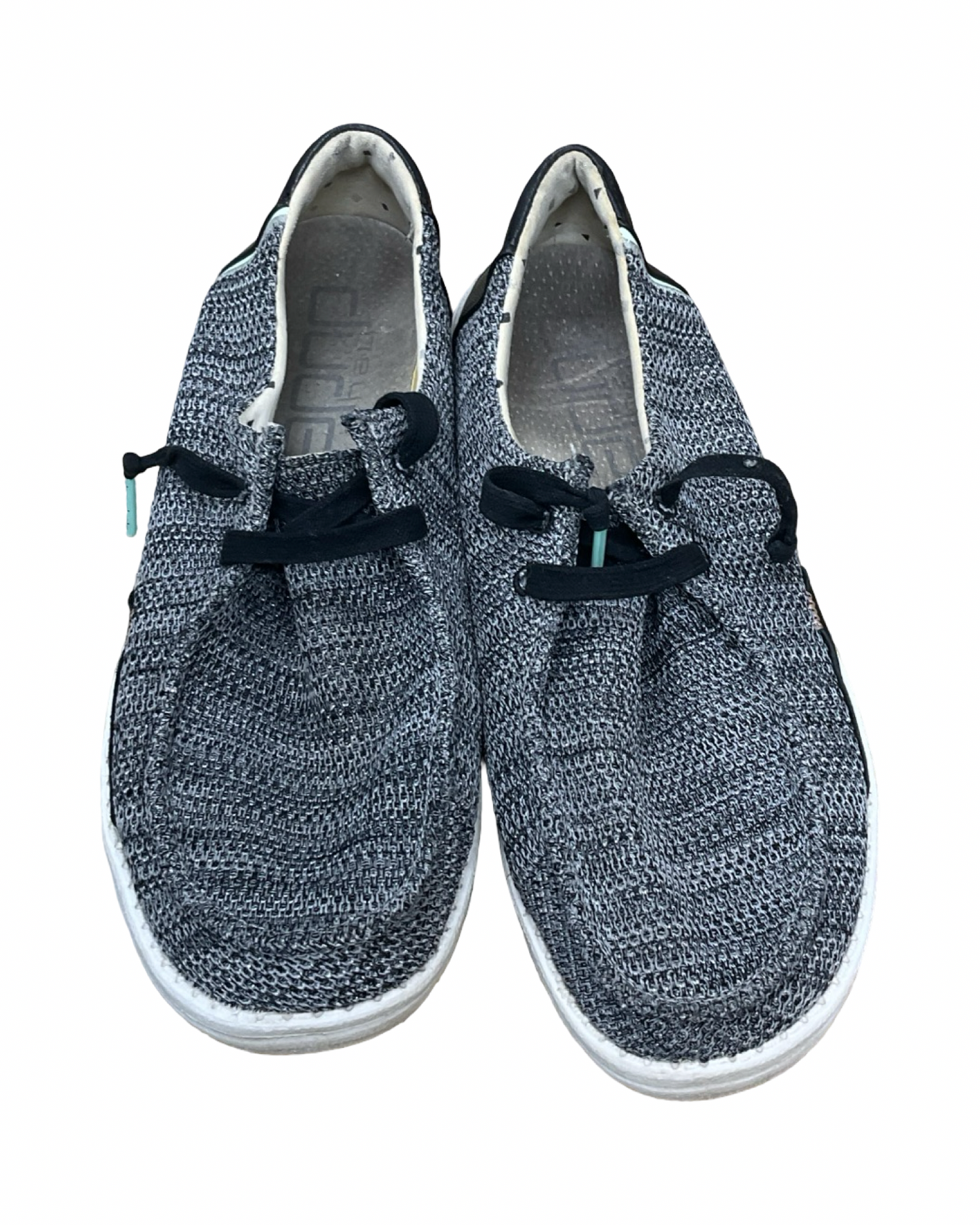 Shoes Sneakers By Hey Dude In Black, Size:9