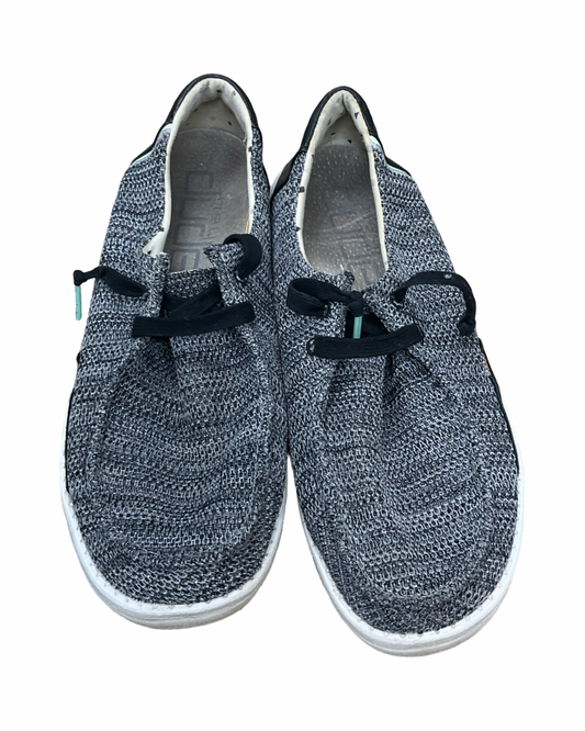 Shoes Sneakers By Hey Dude In Black, Size:9