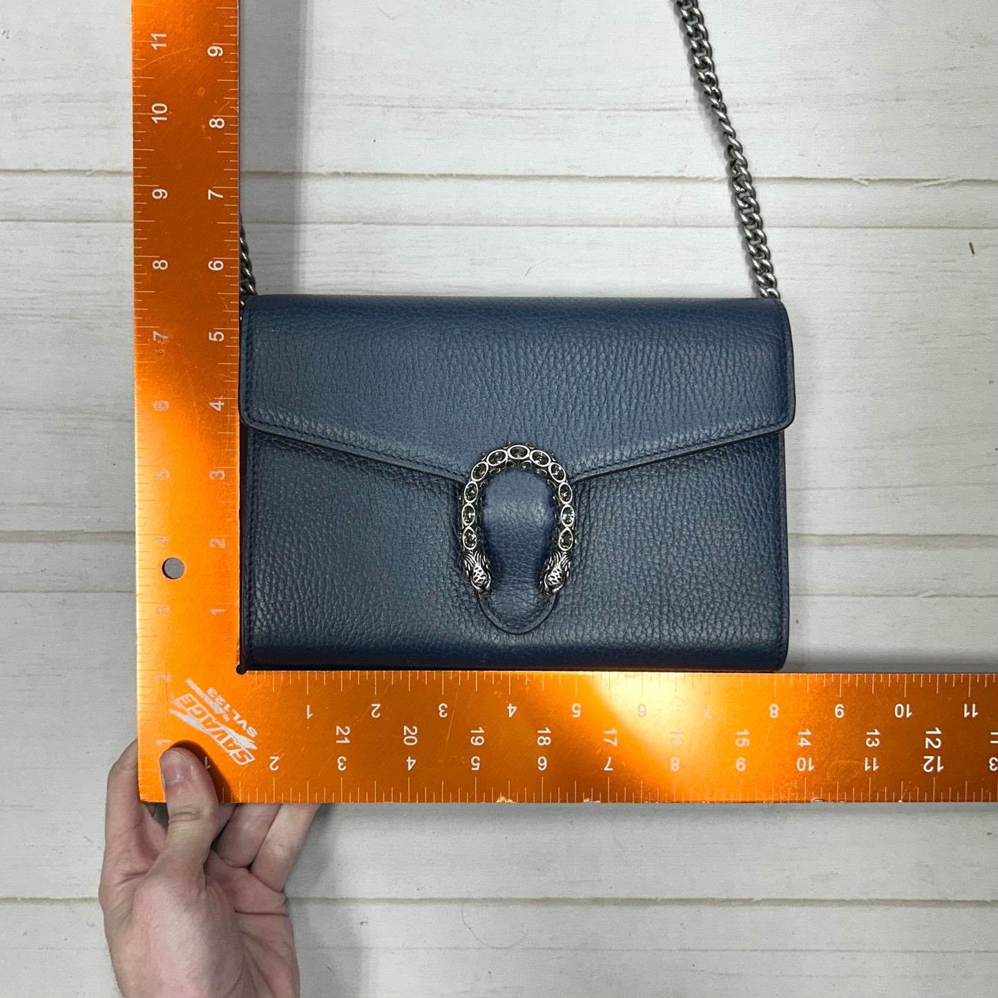 Crossbody Luxury Designer By Gucci, Size: Small