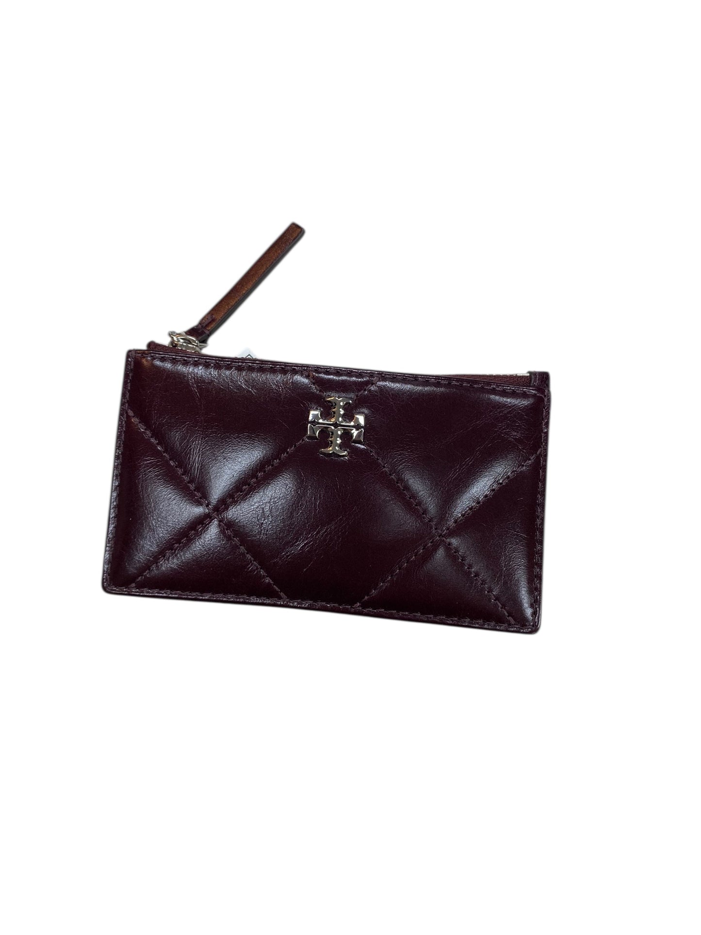 Wallet Designer By Tory Burch In Maroon, Size:Small