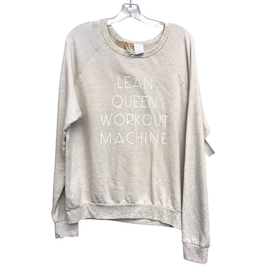 Top Ls By Project Social Tee In Grey, Size:M