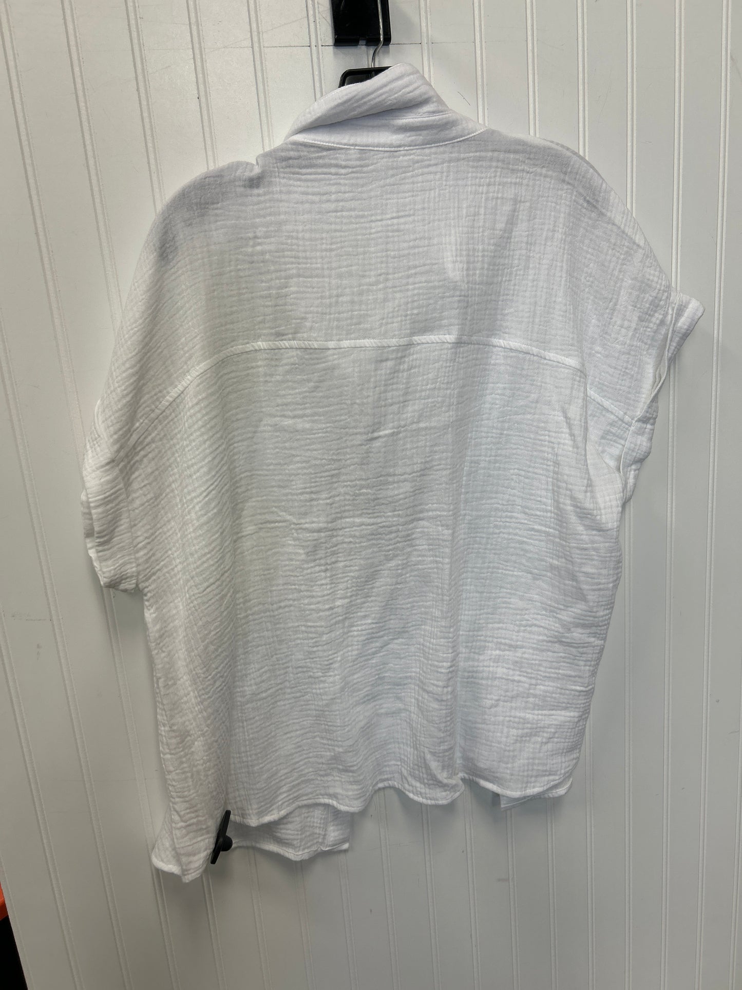Blouse Ss By Jessica Simpson In White, Size:Xl