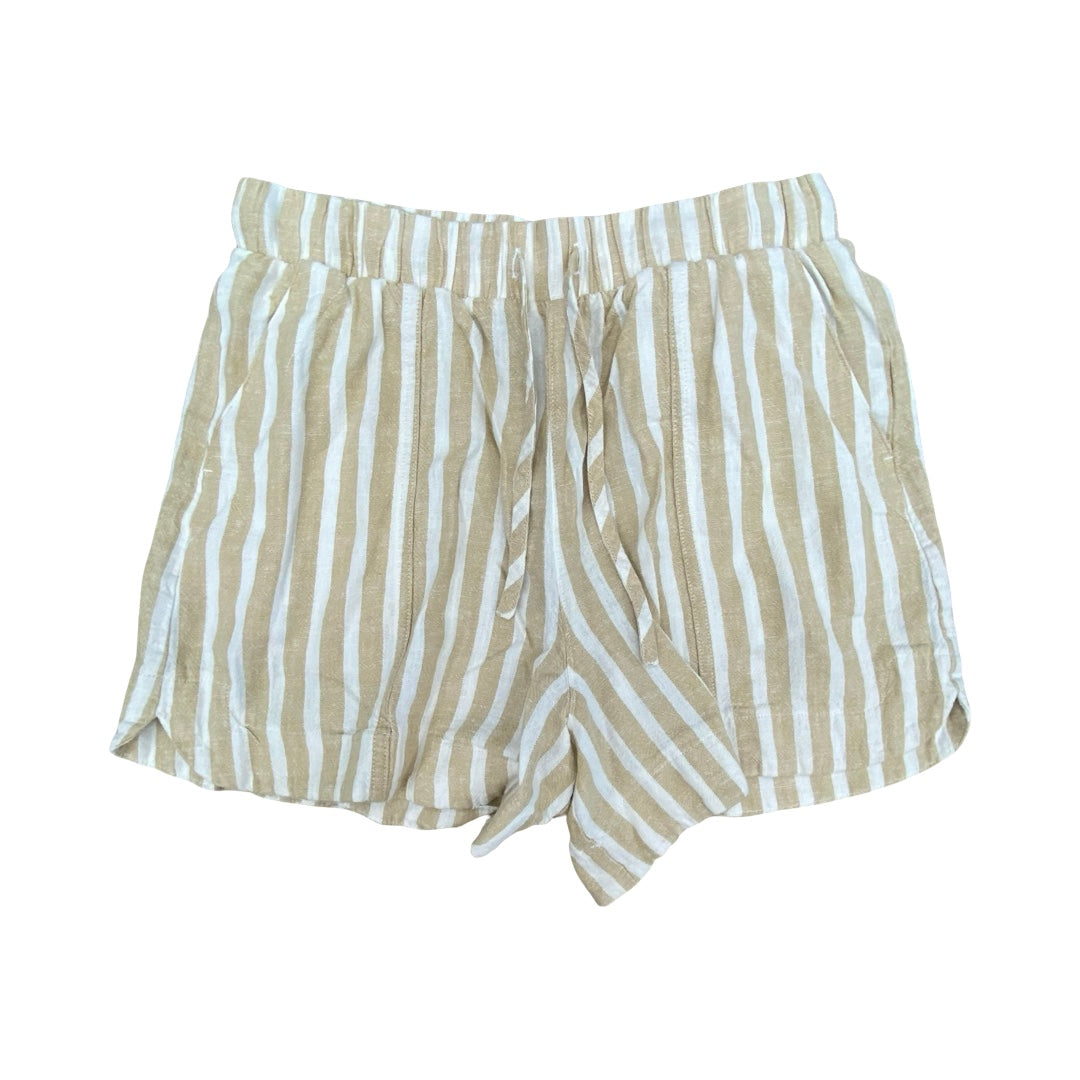 Shorts By Universal Thread In Striped Pattern, Size:S