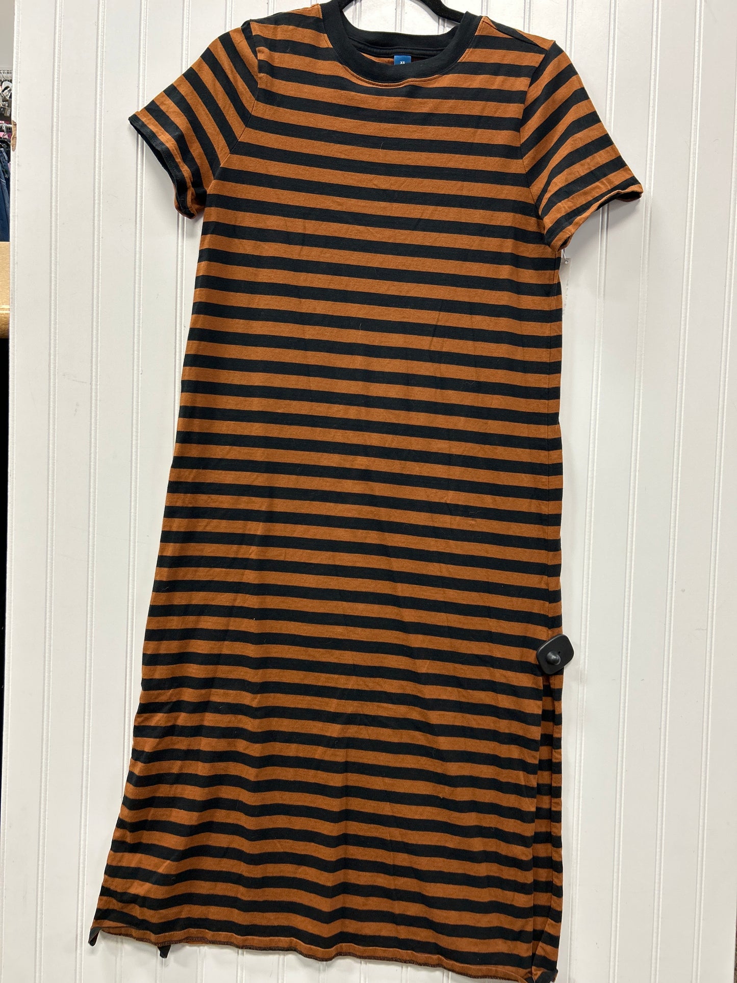 Dress Casual Maxi By Old Navy In Black & Brown, Size:Xsp