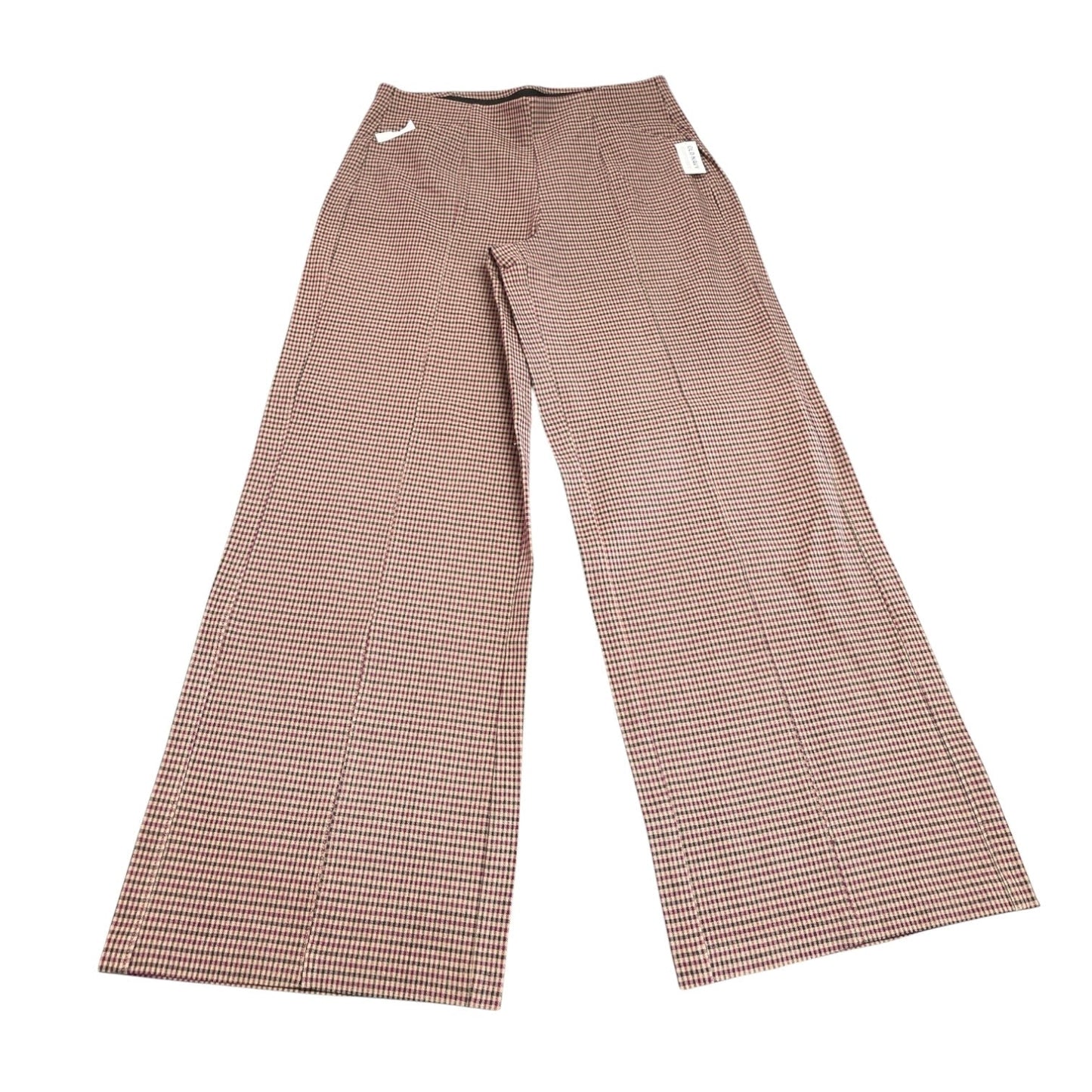 Pants Wide Leg By Old Navy In Plaid Pattern, Size: L