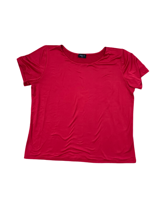 Top Ss By Clothes Mentor In Red, Size:2X