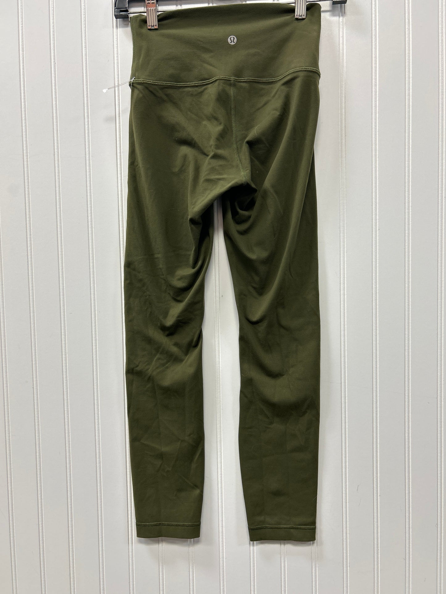 Athletic Leggings By Lululemon In Green, Size:4