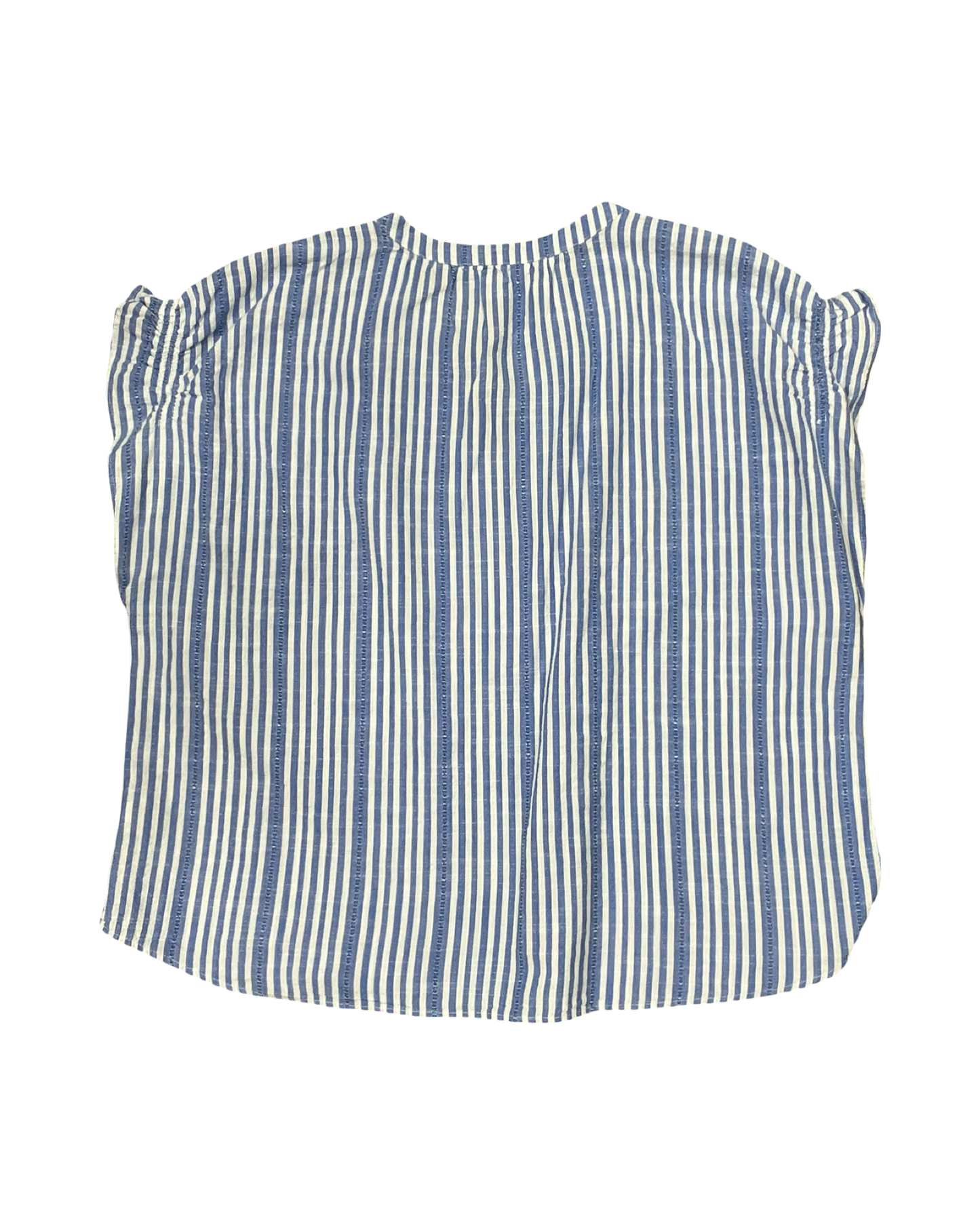 Top Ss By Time And Tru In Blue & White, Size:Xl