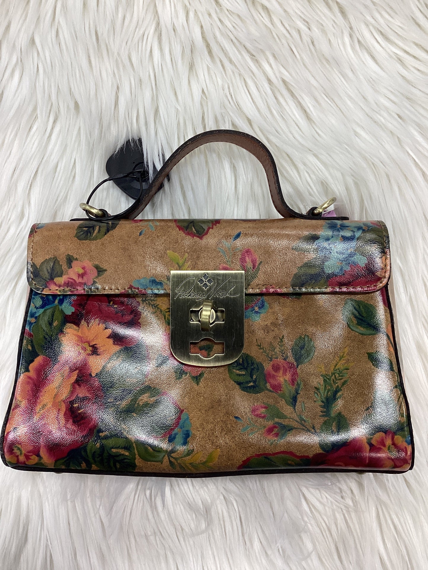 Handbag Designer By Patricia Nash In Floral Print, Size:Medium
