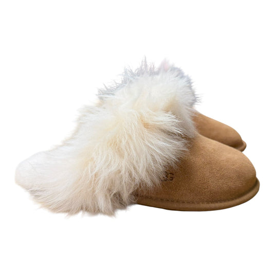 Slippers Designer By Ugg In Brown, Size:8