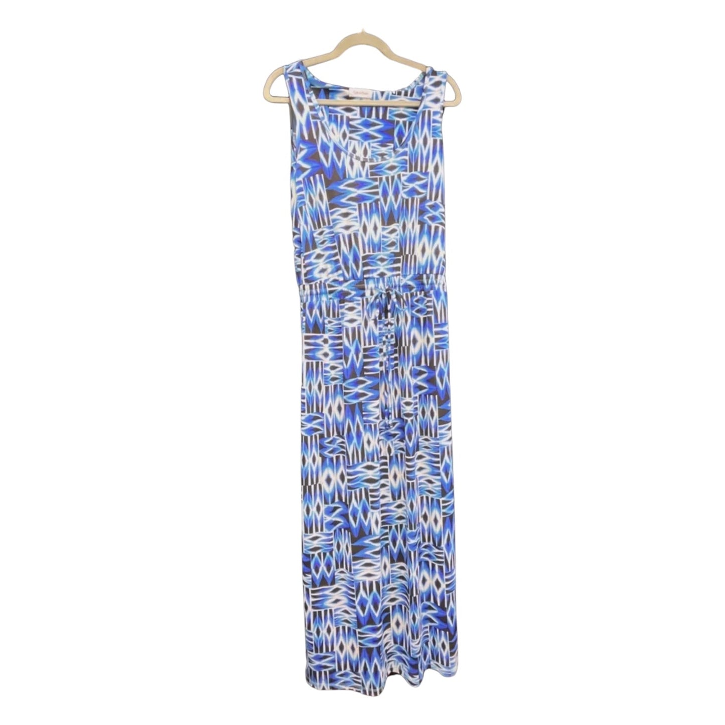 Dress Casual Maxi By Calvin Klein In Blue, Size: L