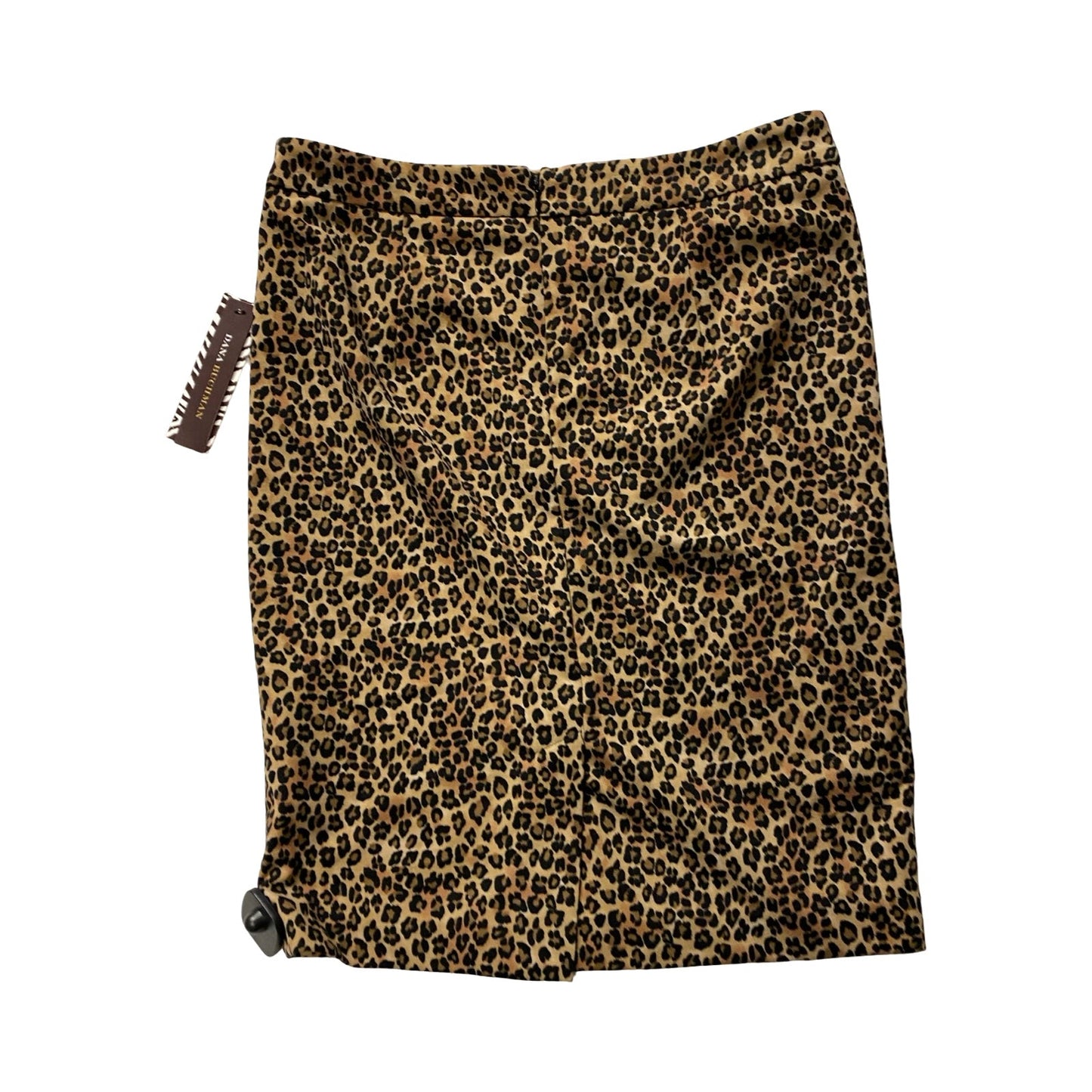 Skirt Midi By Dana Buchman In Animal Print, Size:8
