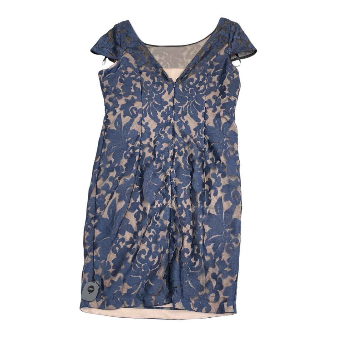 Dress Party Midi By Calvin Klein In Blue, Size:16