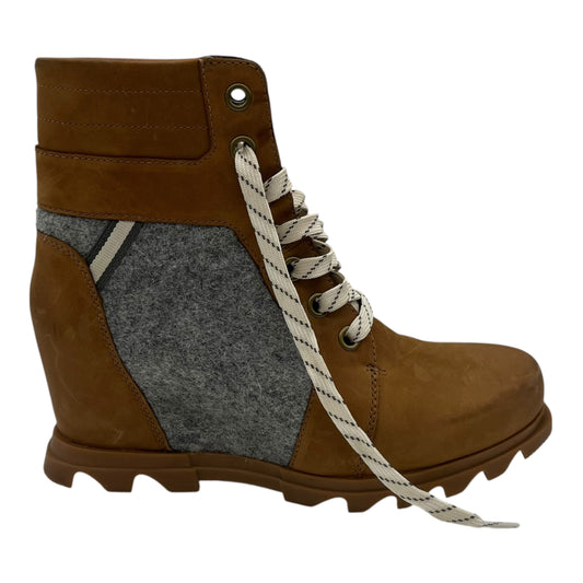 Boots Leather By Sorel In Brown & Grey, Size:11