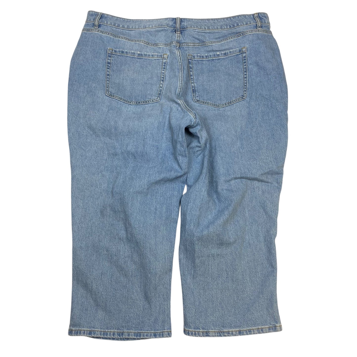 Jeans Straight By Lane Bryant In Blue Denim, Size:24