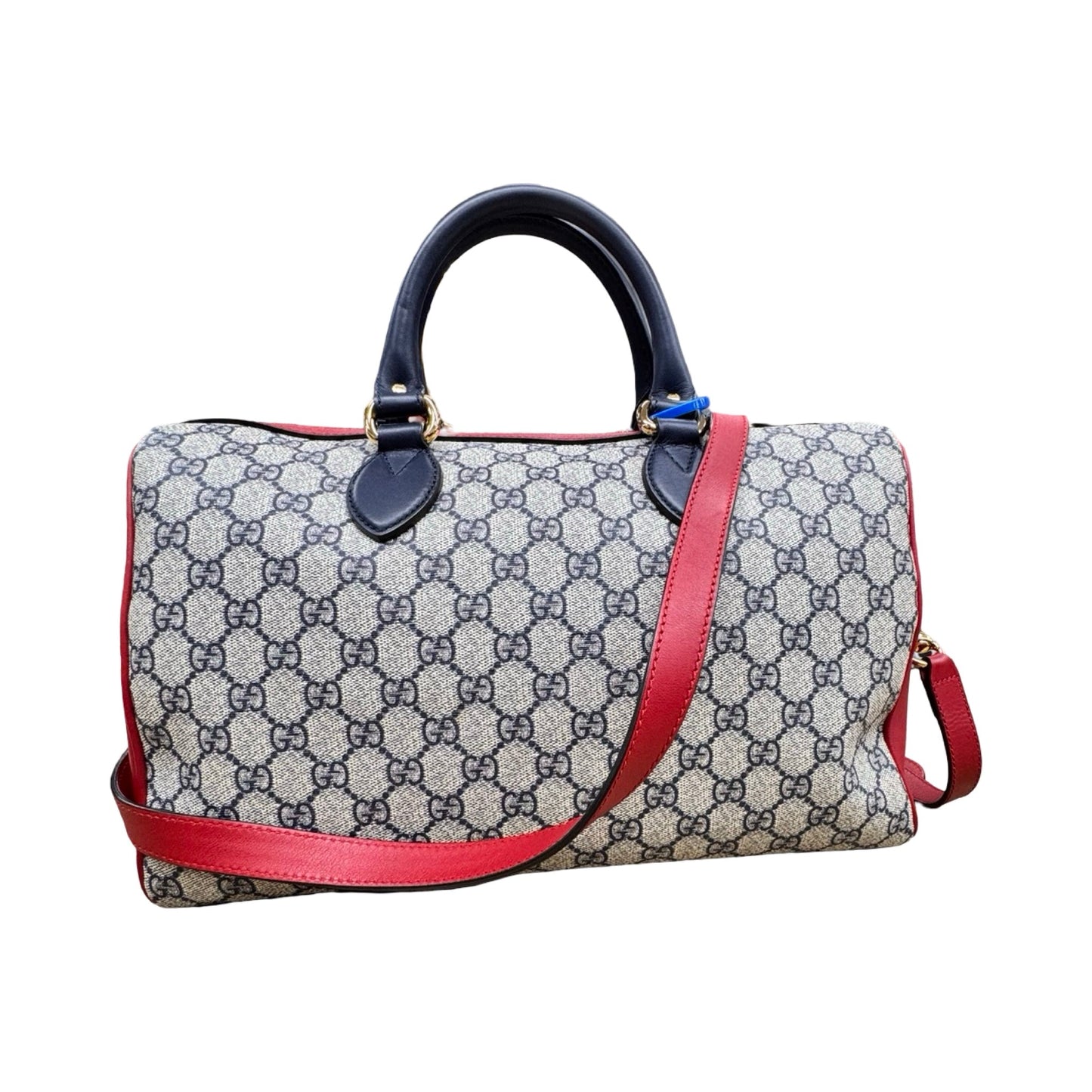 Handbag Structure Supreme Monogram Boston 35 Luxury Designer By Gucci In Multi, Size:Medium
