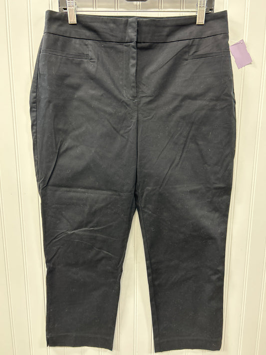 Capris By Ann Taylor In Black, Size:10