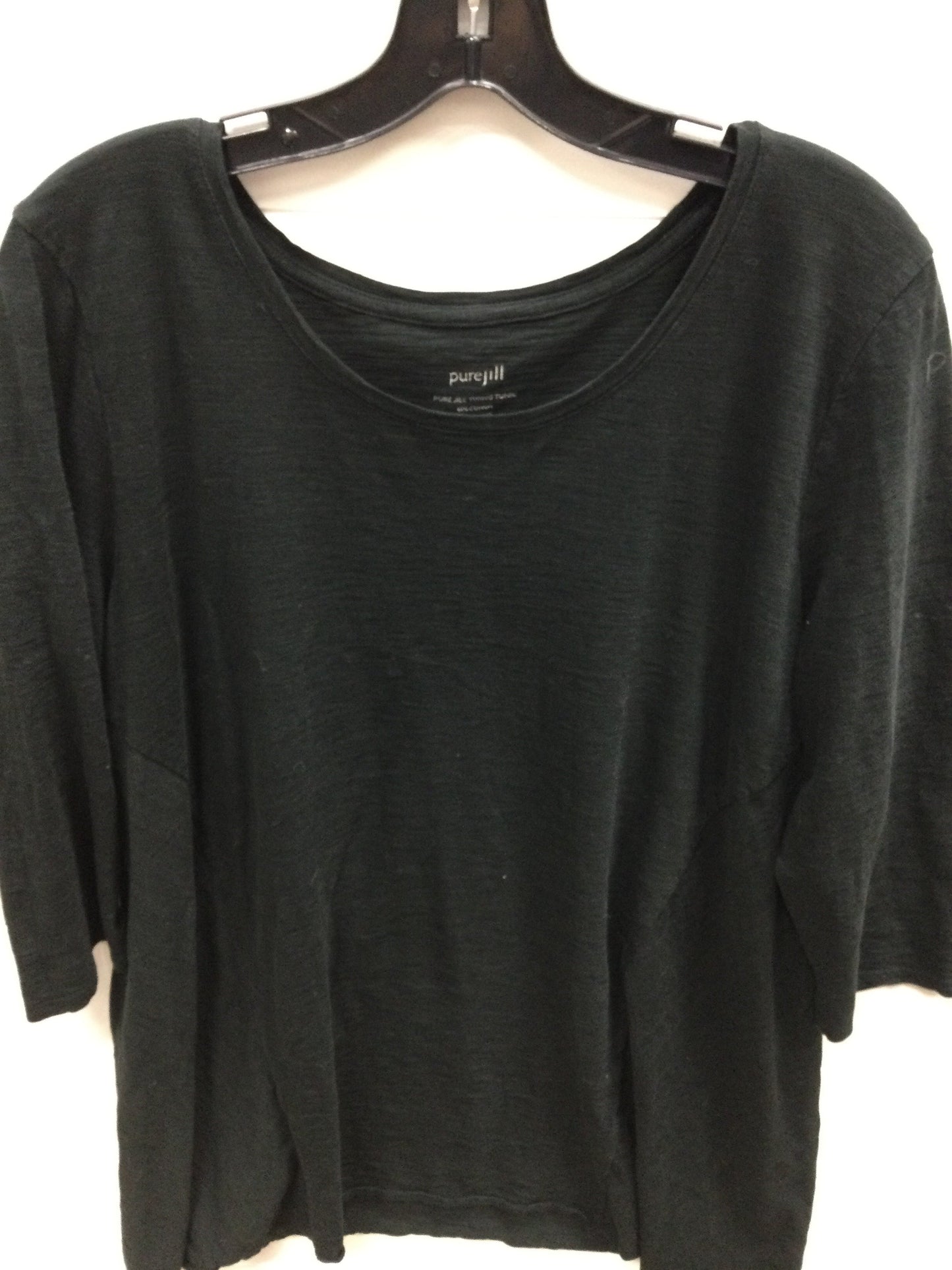 Top Ls By Pure Jill In Black, Size:Xl