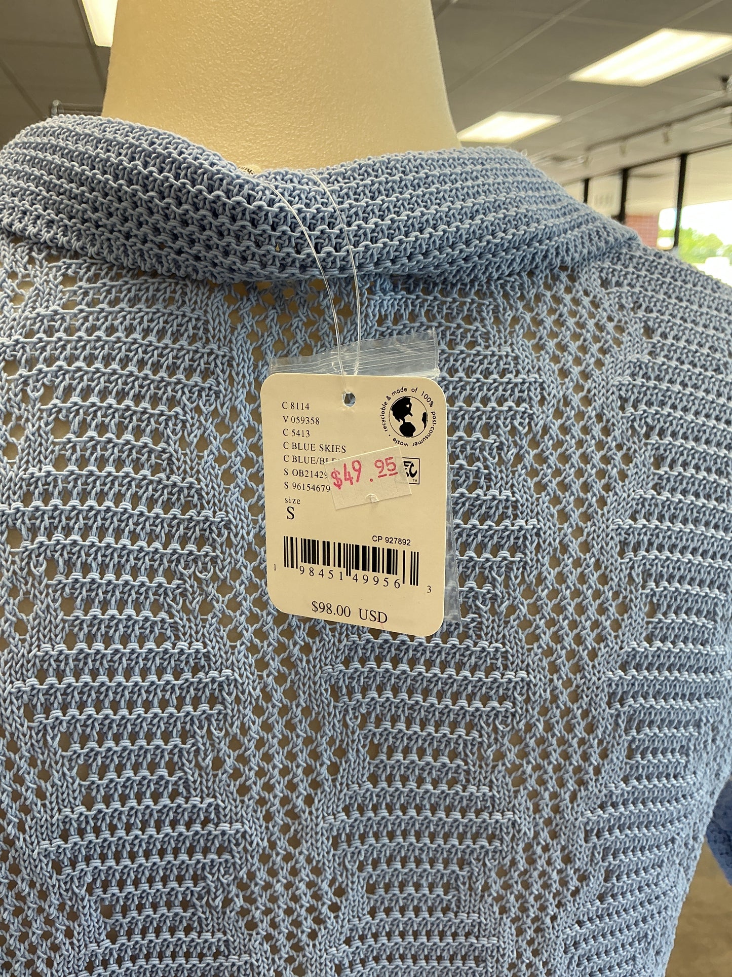 Top Ss By Free People In Blue, Size:S
