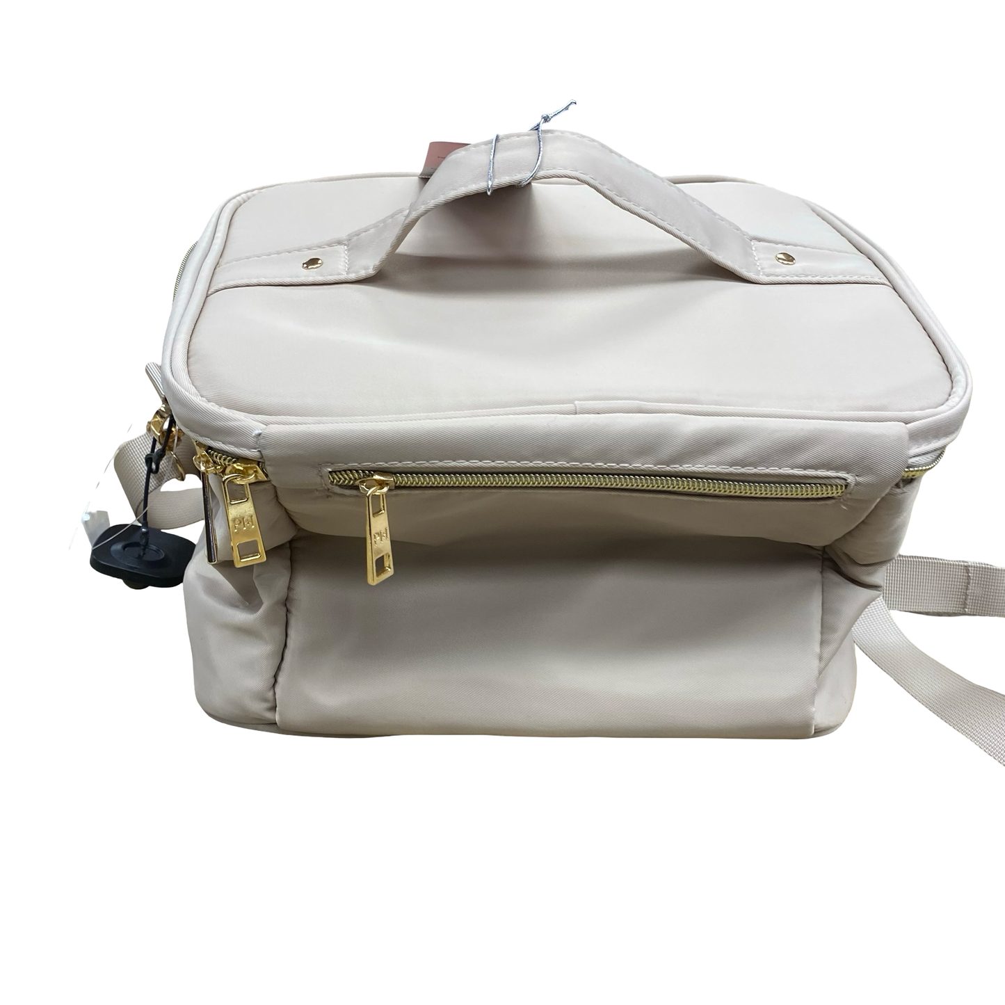 Makeup Bag By Clothes Mentor In Tan, Size:Large