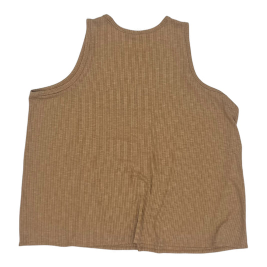 Top Sleeveless By Old Navy In Tan, Size:Xxl