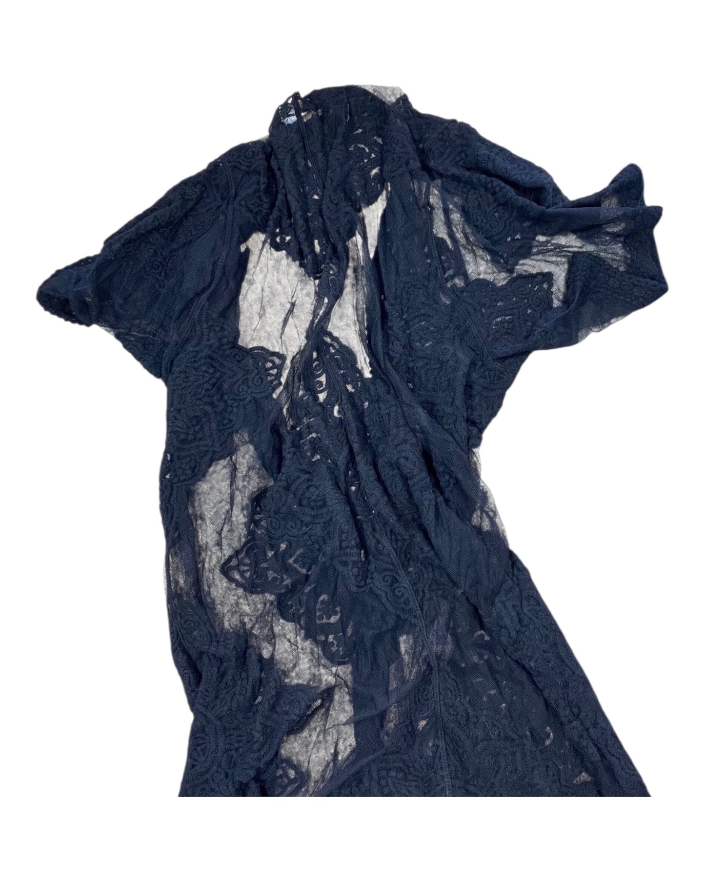 Cardigan By Liz Claiborne In Black, Size:2X