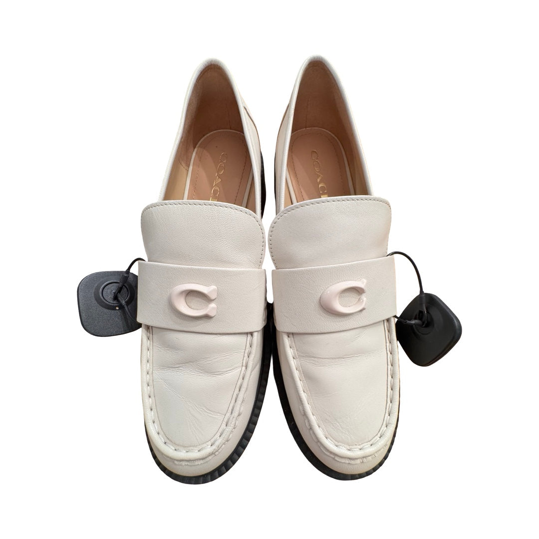 Shoes Designer By Coach In Cream, Size:10