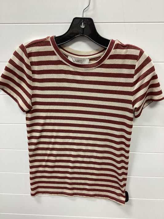 Top Ss By Loft In Tan, Size:S