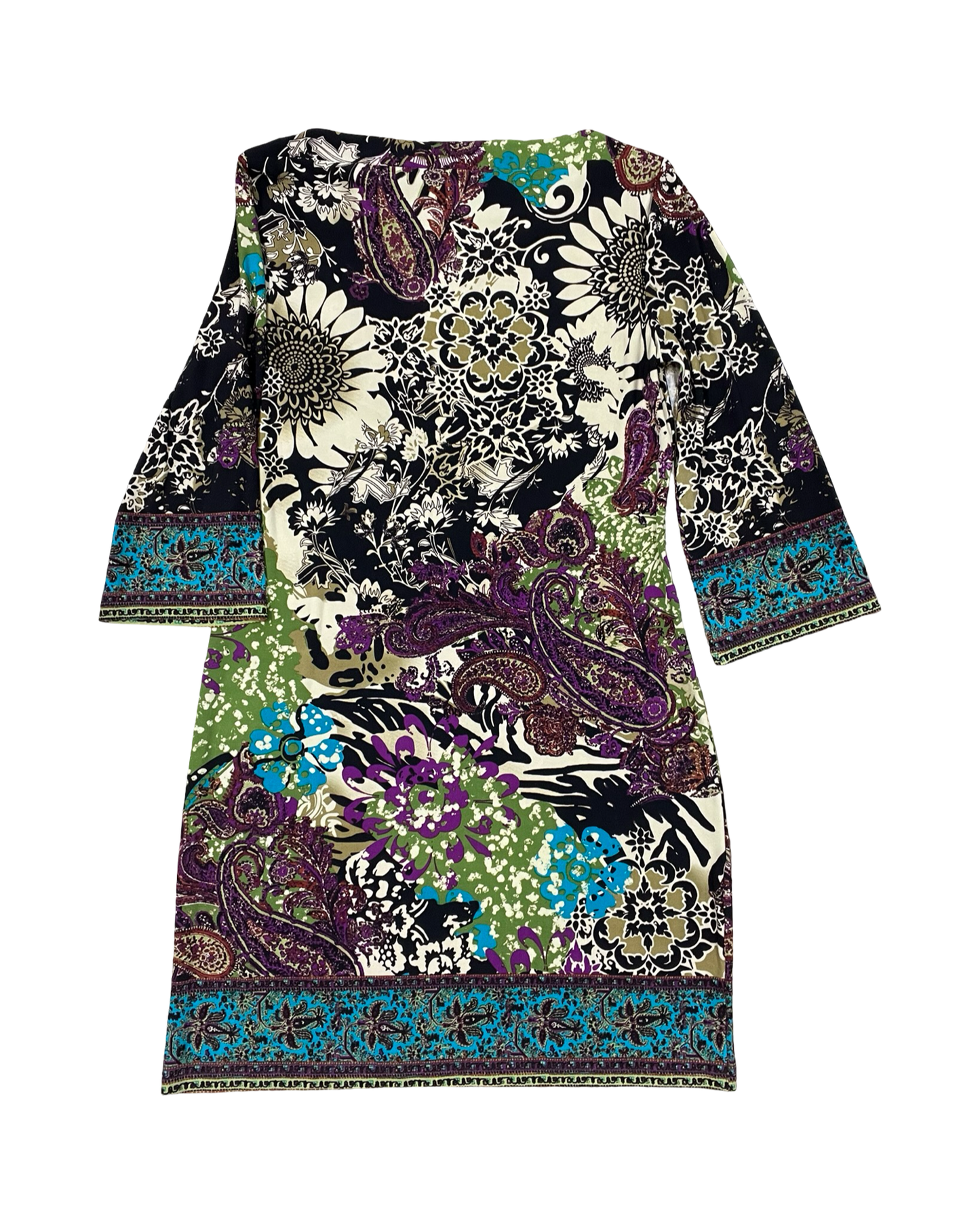 Dress Casual Midi By Eci In Brown & Tan, Size:M