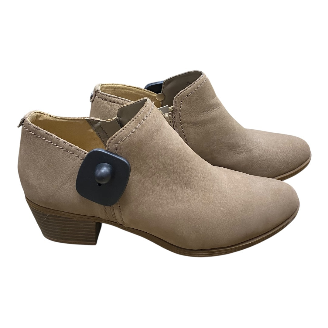 Boots Ankle Heels By Naturalizer In Brown, Size:10.5