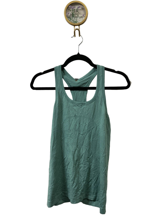 Athletic Tank Top By Lululemon In Green, Size:6