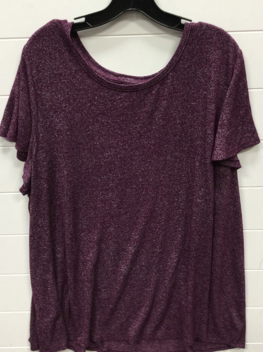 Top Ss By Lane Bryant In Purple, Size:2X