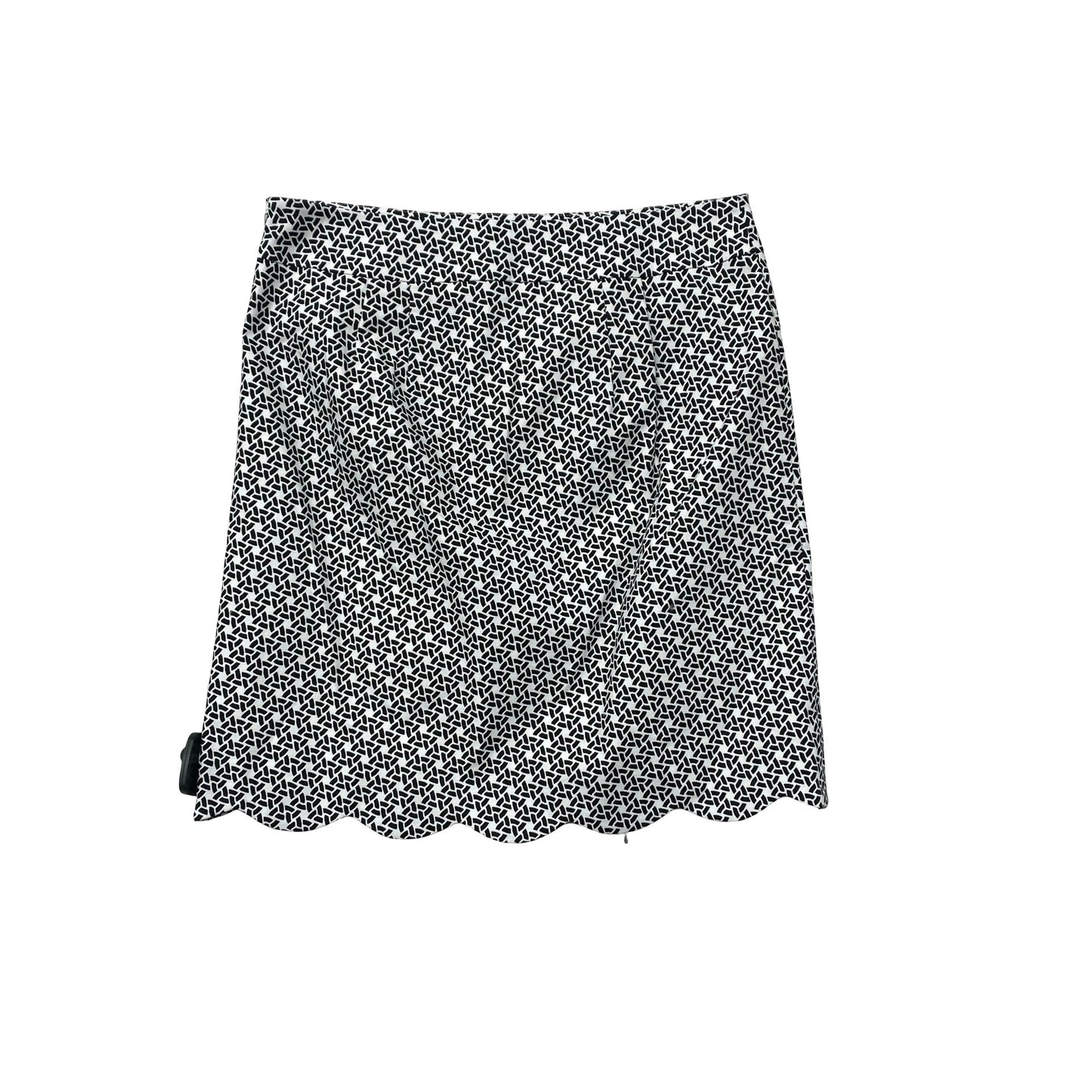 Skirt Midi By Talbots In Black & White, Size:4