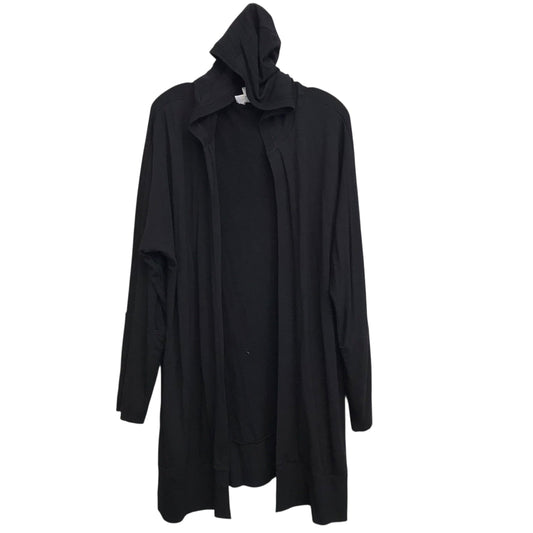 Sweater Cardigan By Soma In Black, Size:1X