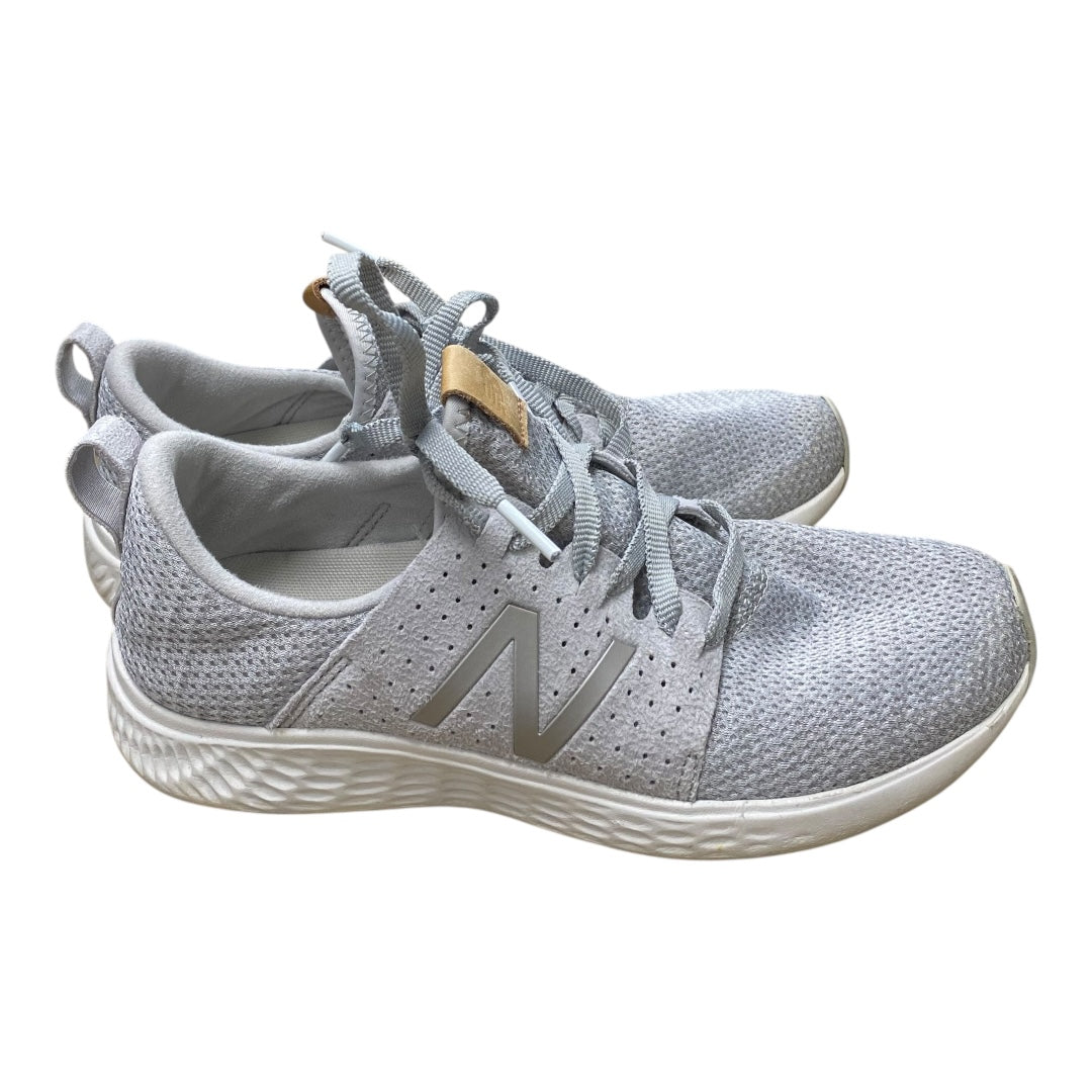 Shoes Athletic By New Balance In Grey & White, Size:9