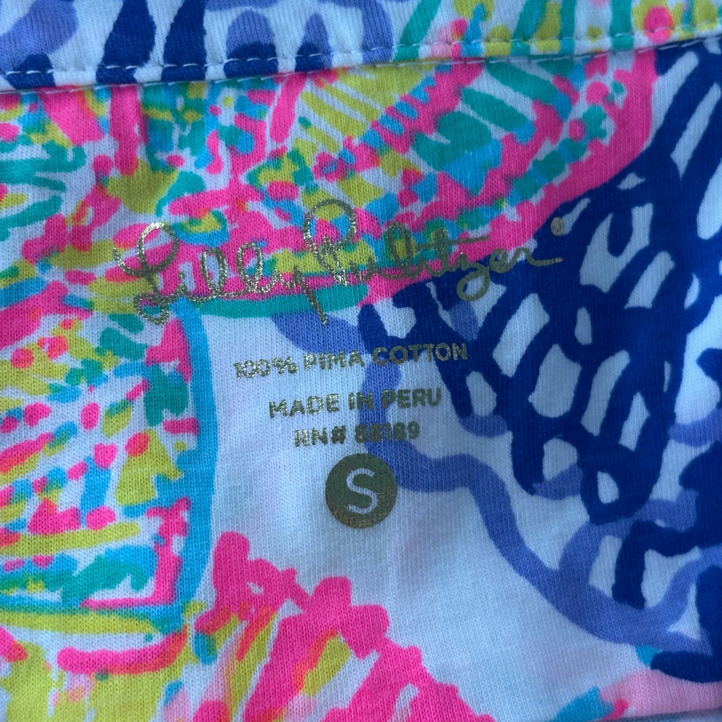 Dress Designer By Lilly Pulitzer In Blue & White, Size: S