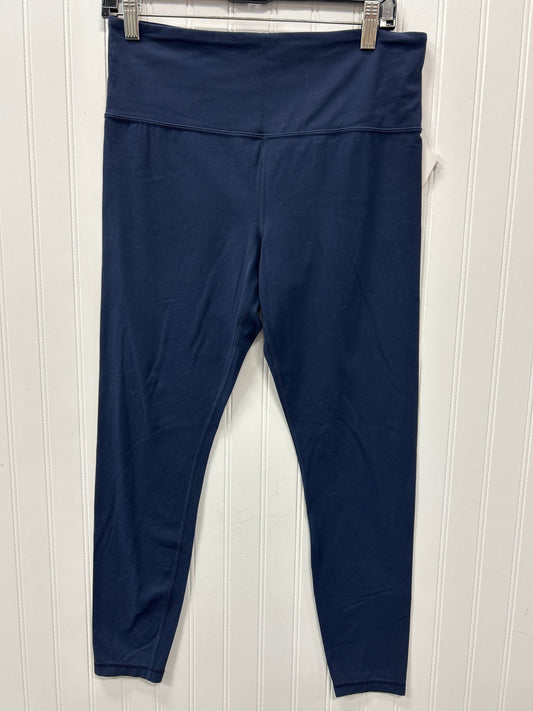 Athletic Leggings By Athleta In Navy, Size:L