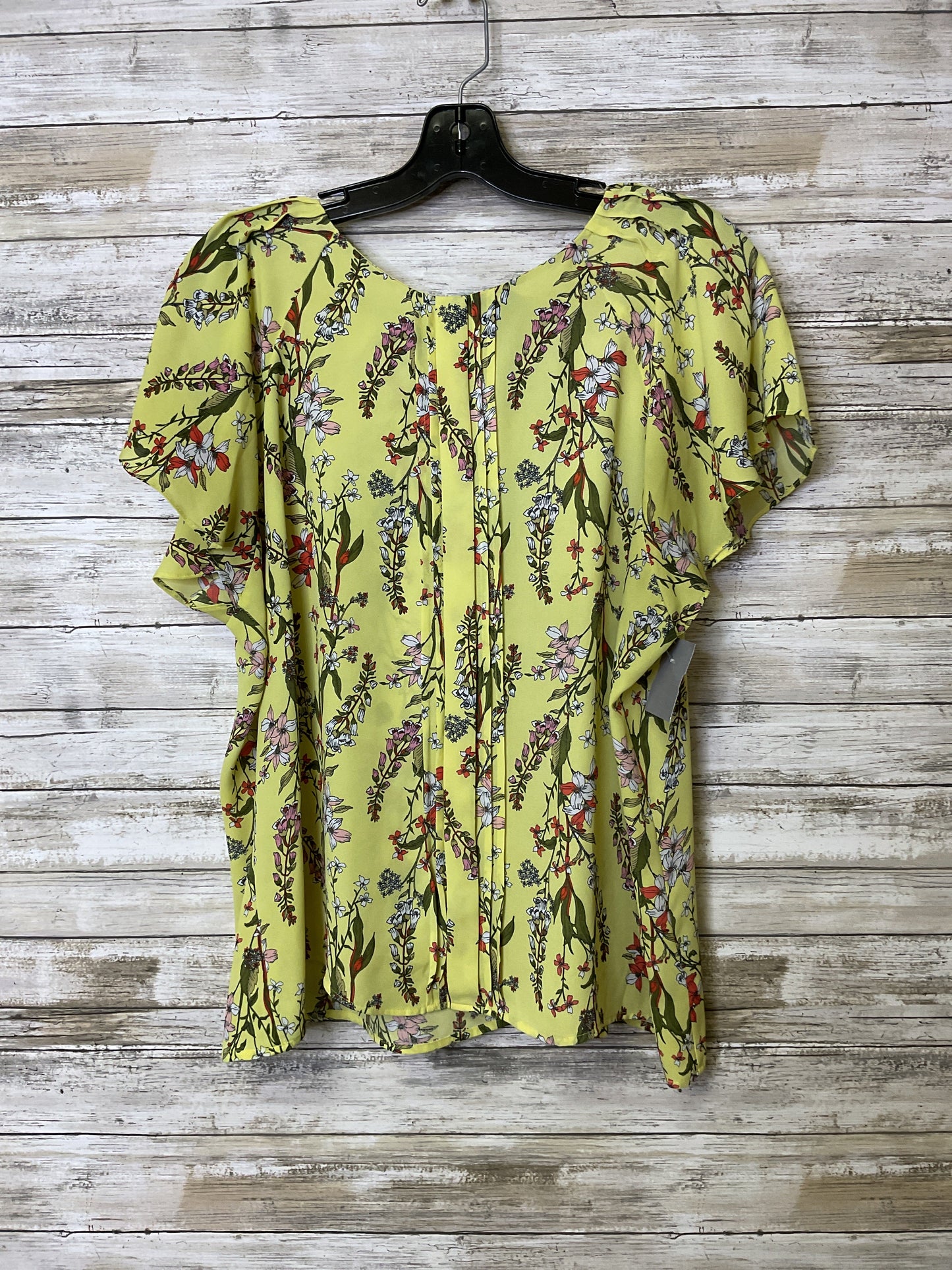 Top Ss By Worthington In Yellow, Size:Xxl