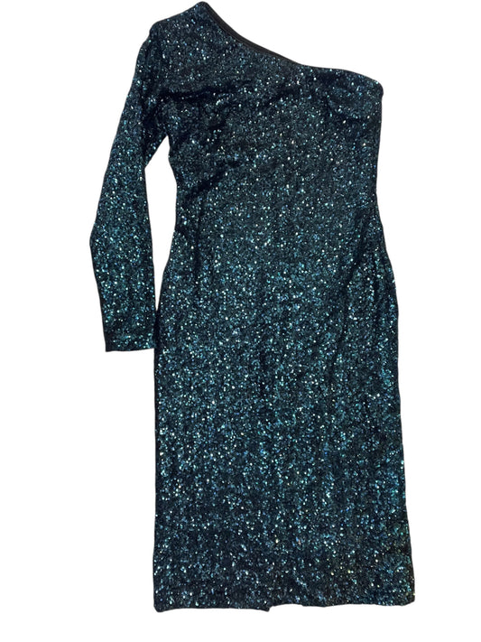 Dress Party Long By Dress The Population In Blue, Size:L