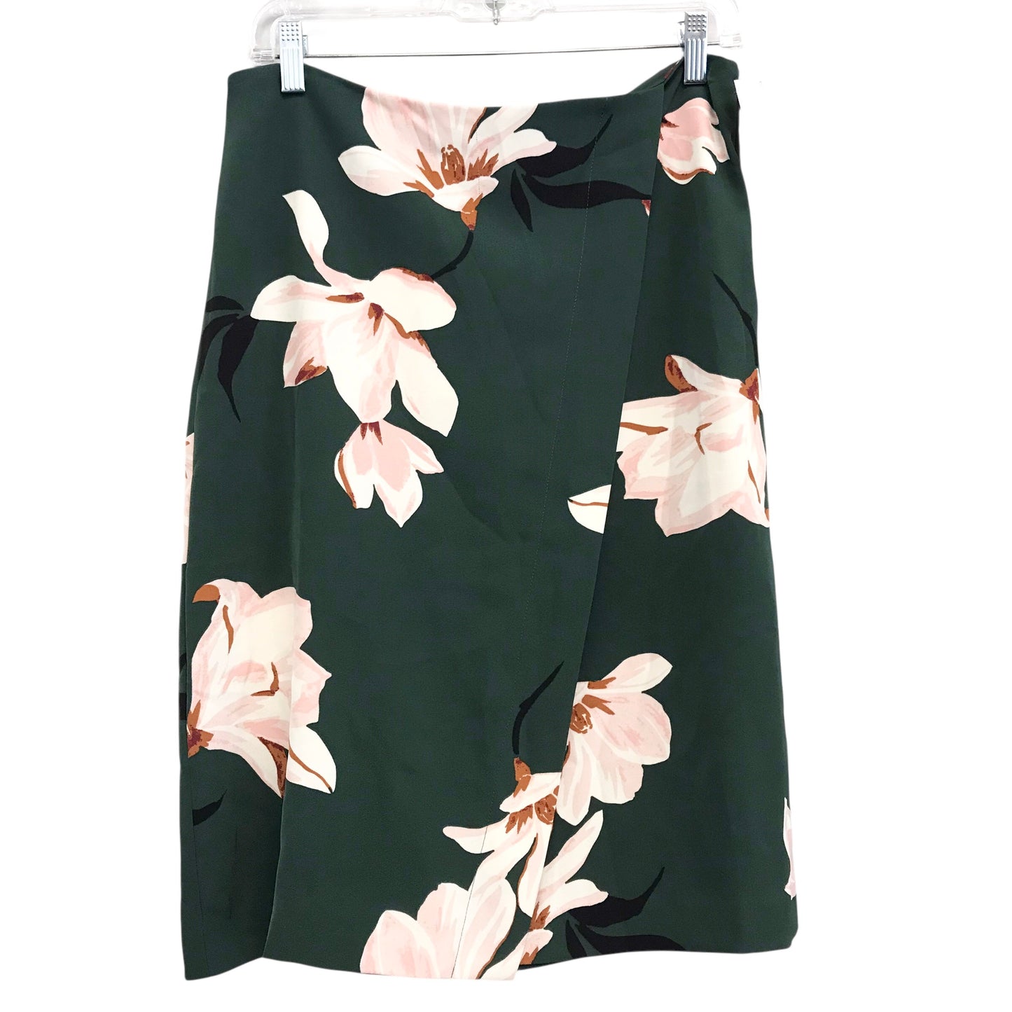 Skirt Midi By Ann Taylor In Floral Print, Size:8