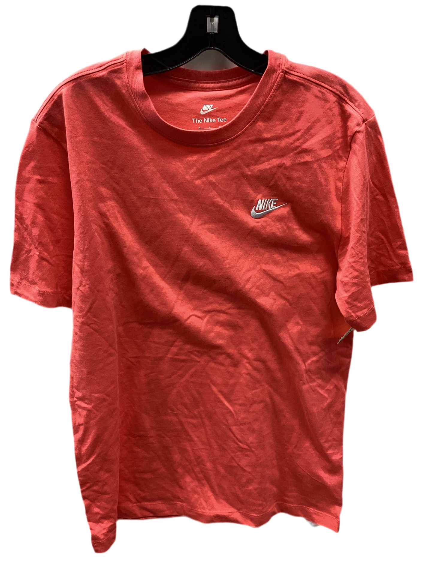 Athletic Top Ss By Nike Apparel In Orange, Size:M