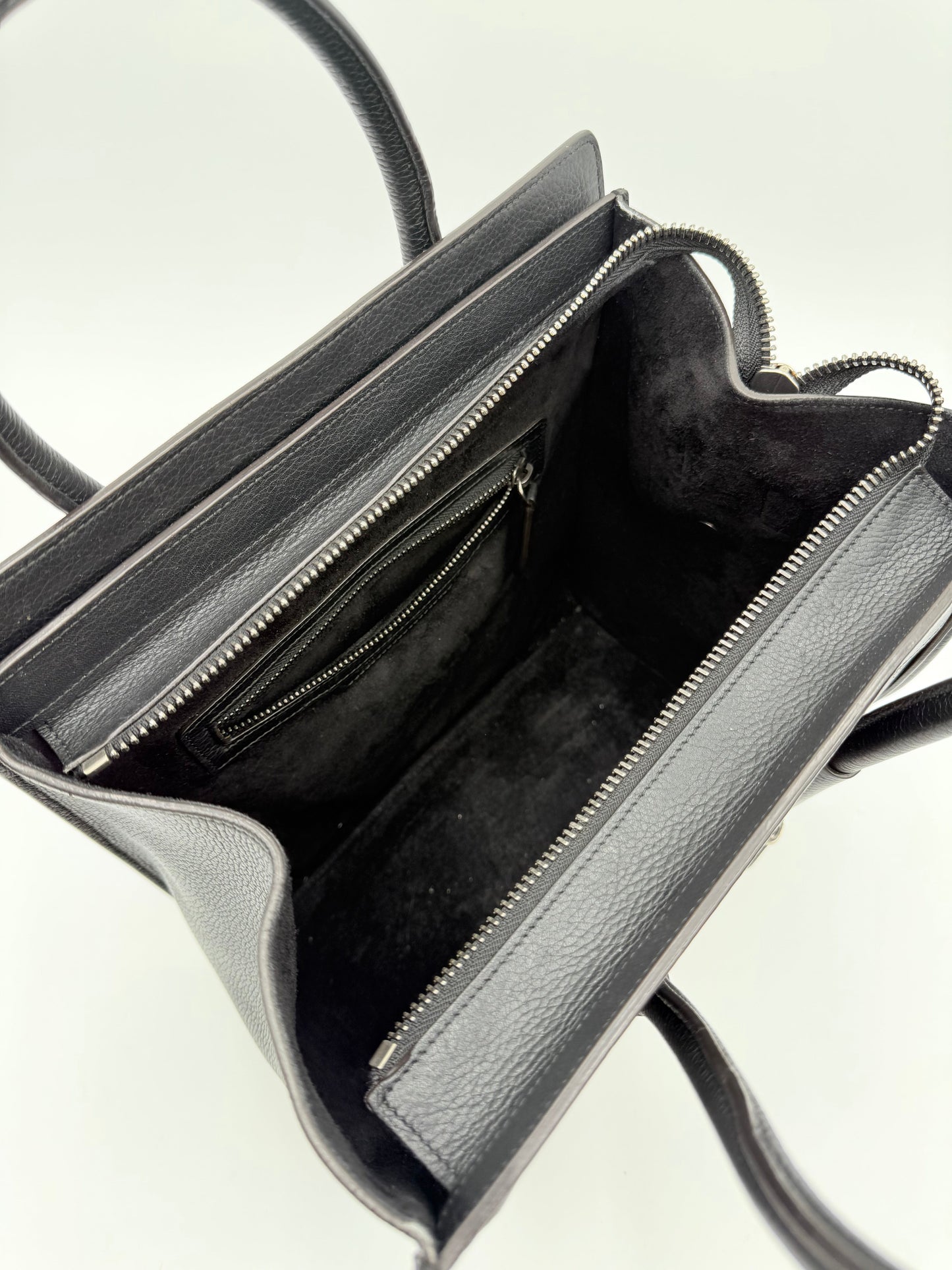 Handbag Luxury Designer By Celine In Black, Size:Medium