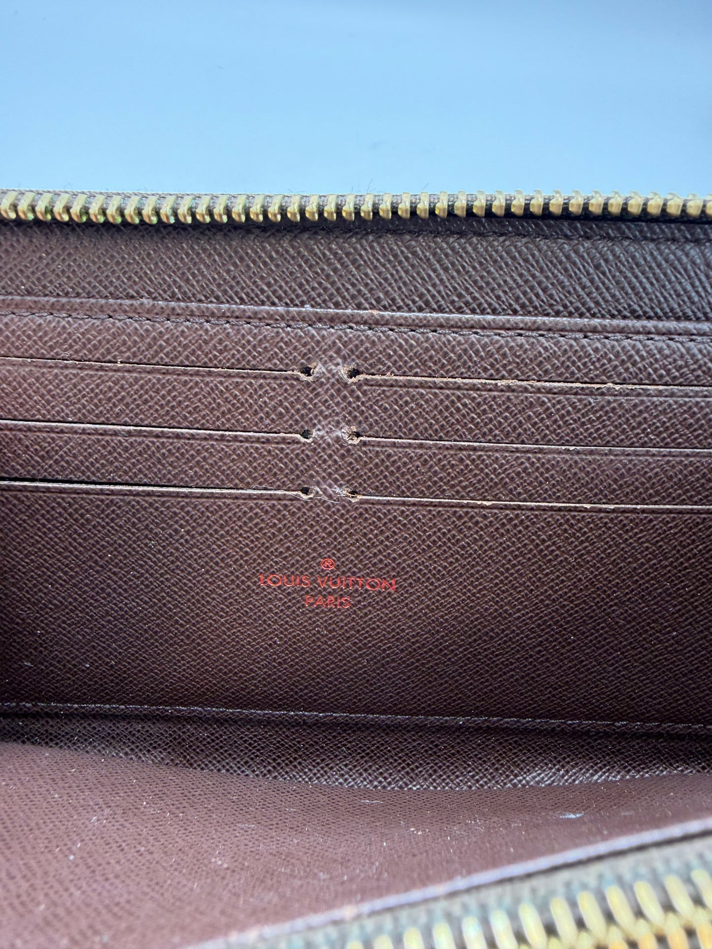 Louis Vuitton Zippy Luxury Wallet In Daimer Ebene